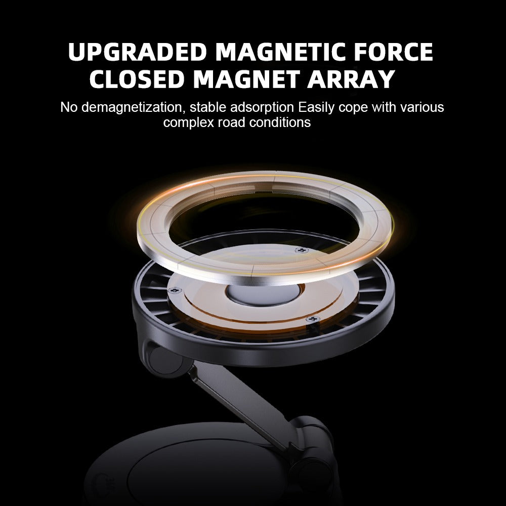 Closed magnet array inside the magnetic holder head
